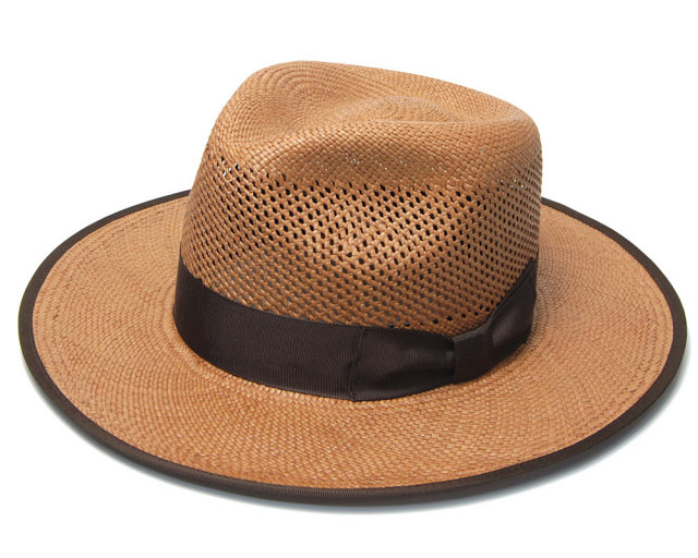 STETSON (ステットソン) つば広パナマ中折れ帽 FLAT WHIPPET PA SE584