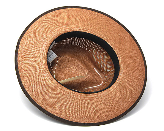 ”STETSON (ステットソン)” つば広パナマ中折れ帽 FLAT WHIPPET ウィペット 