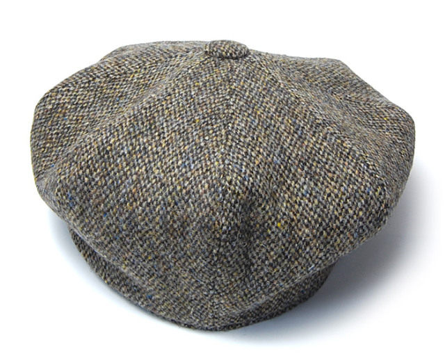 STETSON(ステットソン) ハリスツイード8枚はぎハンチング SE615