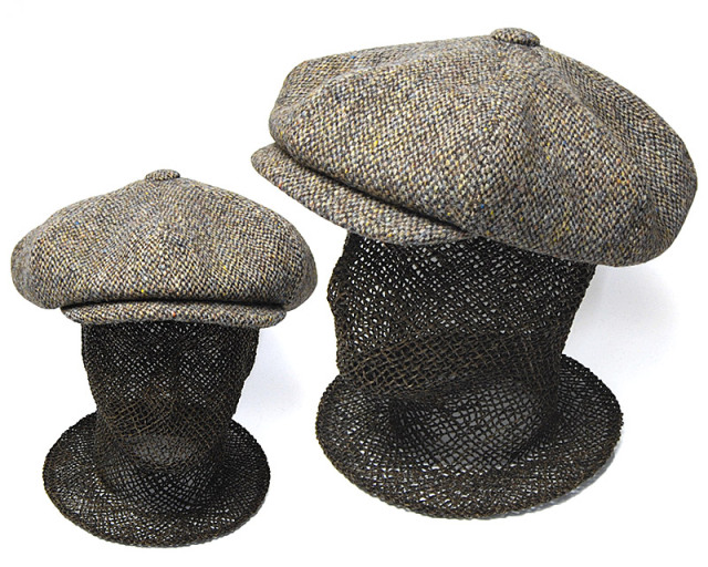 STETSON(ステットソン) ハリスツイード8枚はぎハンチング SE615
