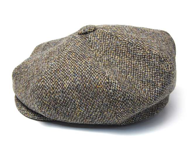 STETSON(ステットソン) ハリスツイード8枚はぎハンチング SE615