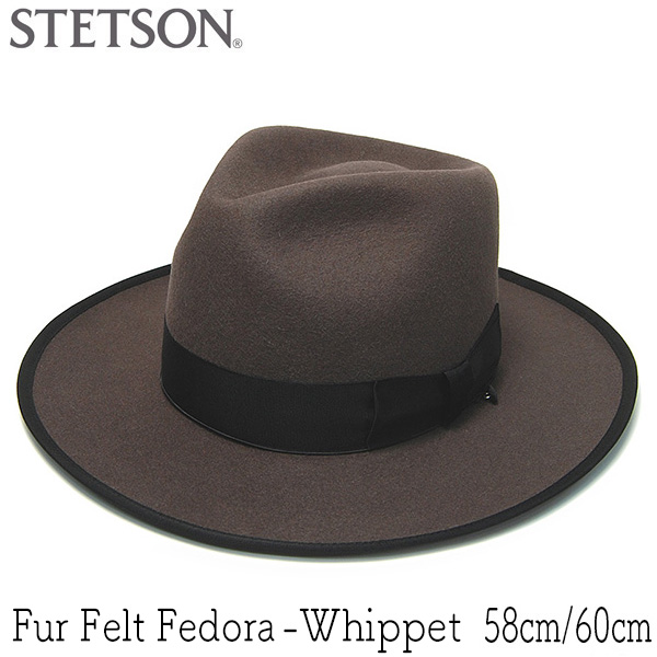 STETSON　ファーフエルト中折れ帽　WHIPPET　ウィペット