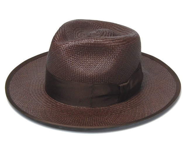 STETSON (ステットソン) つば広パナマ中折れ帽 FLAT WHIPPET PA SE656