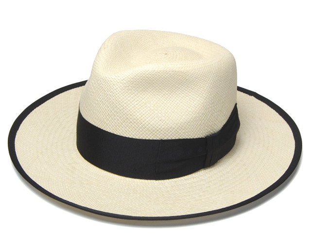 STETSON ステットソン つば広パナマ中折れ帽 FLAT WHIPPET PA SE656