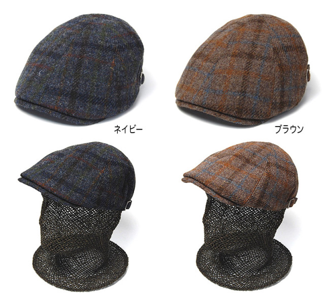 STETSON ステットソン ツイード６枚はぎハンチング SE682