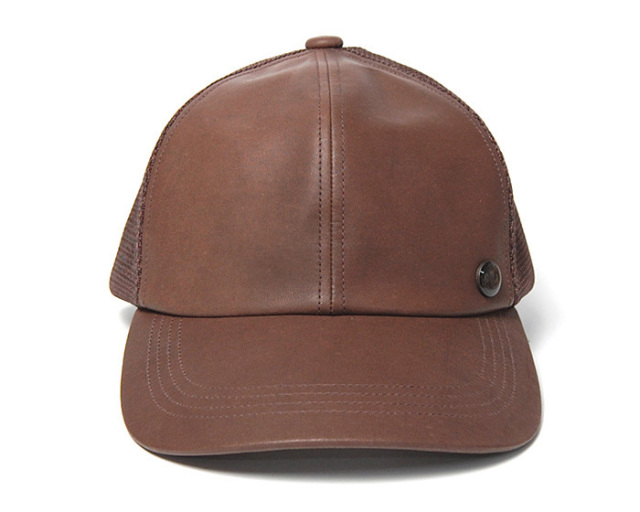 手作り ビンテージ  レザー 帽子 ポイント10倍】 STETSON(ステットソン) レザーメッシュキャップ