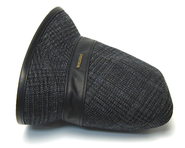 STETSON ステットソン チェック中折れ帽 SE743 ドーメル