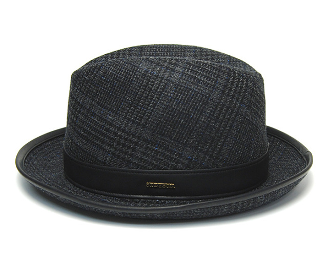 STETSON ステットソン チェック中折れ帽 SE743 ドーメル