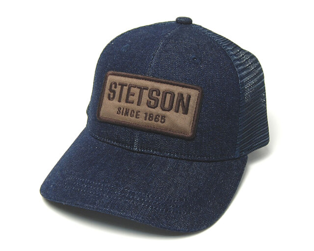 STETSON　ステットソン　デニムメッシュキャップ　デニムワッシャー