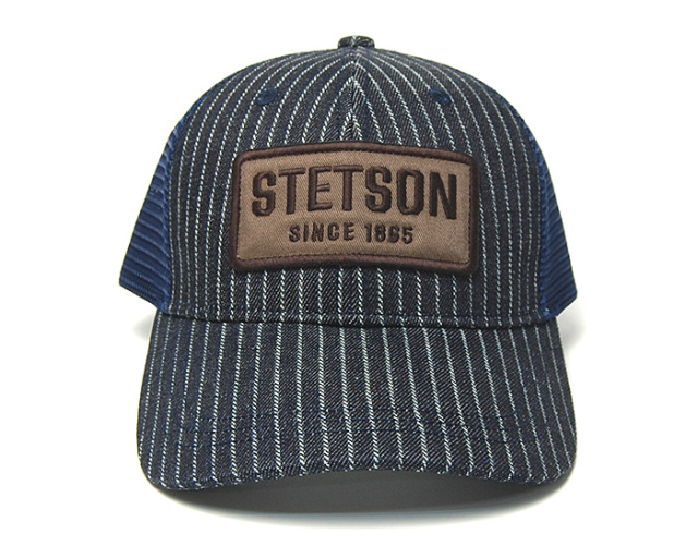 STETSON　ステットソン　デニムメッシュキャップ　デニムワッシャー