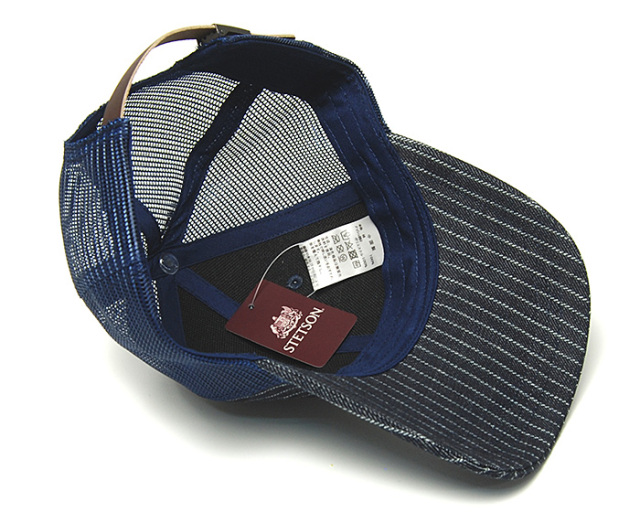 STETSON　ステットソン　デニムメッシュキャップ　デニムワッシャー