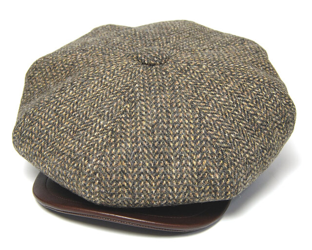 STETSON　ステットソン　ハリスツイード８枚はぎハンチング　SE787