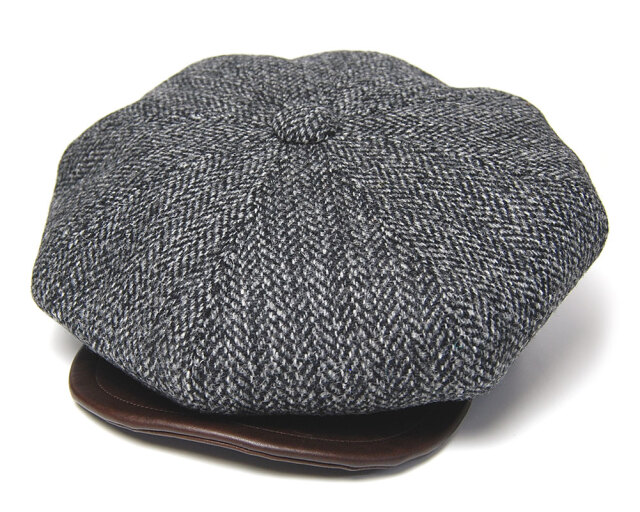 STETSON　ステットソン　ハリスツイード８枚はぎハンチング　SE787