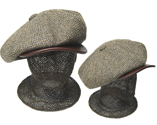 STETSON　ステットソン　ハリスツイード８枚はぎハンチング　SE787