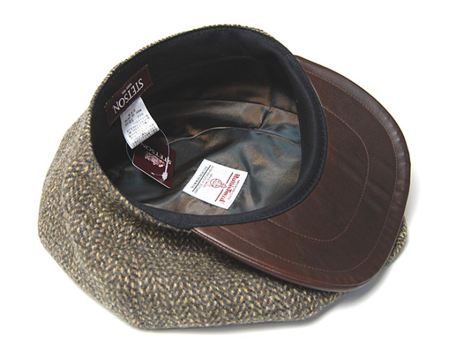 STETSON　ステットソン　ハリスツイード８枚はぎハンチング　SE787