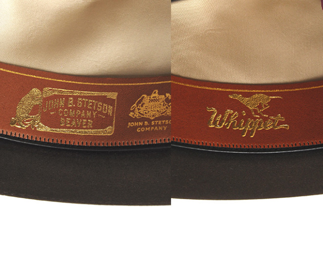 STETSON　ステットソン　ビーバーフエルト中折れ帽　WHIPPET　ウィペット