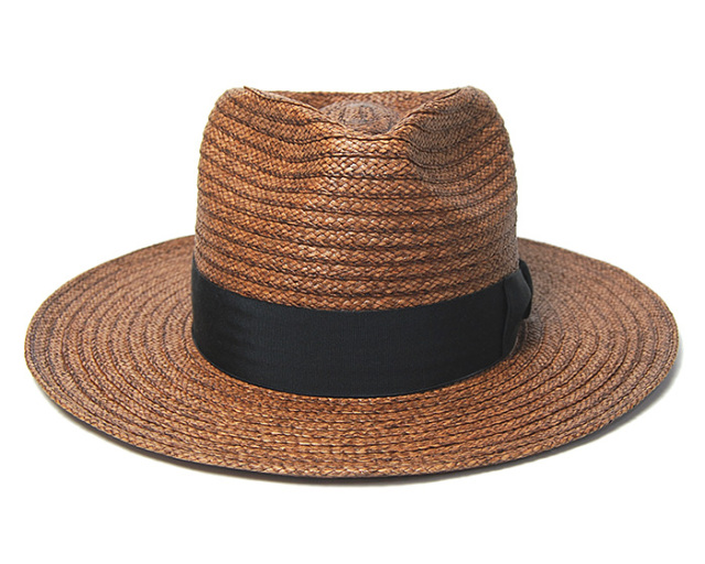 STETSON　ステットソン　つば広ペーパーブレード中折れ帽　ストローハット