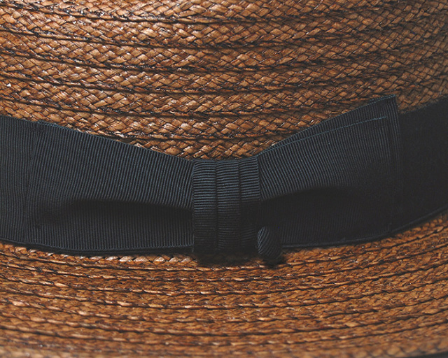 STETSON　ステットソン　つば広ペーパーブレード中折れ帽　ストローハット