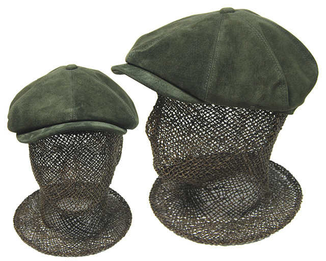 STETSON　ステットソン　スエード８枚はぎハンチング　キャスケット