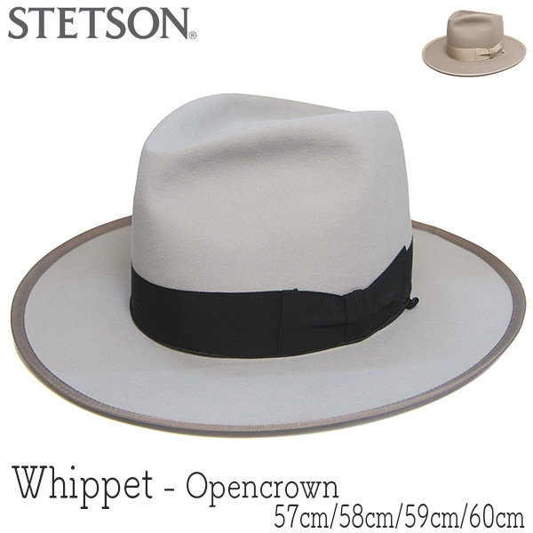 STETSON ステットソン ビーバーフェルト中折れ帽 中折れハット WHIPPET ウィペット