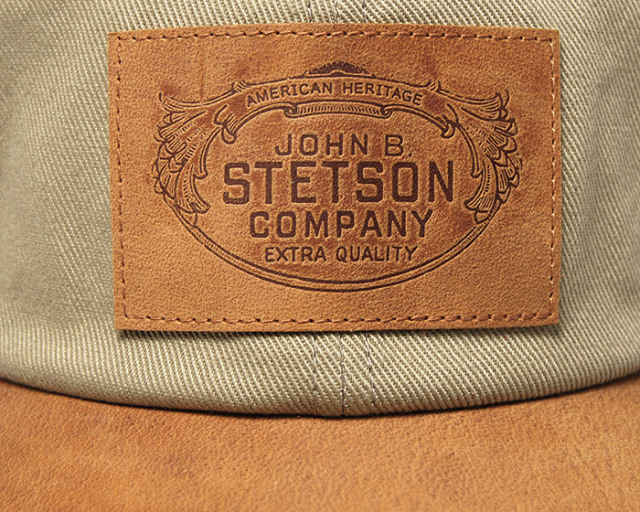 STETSON　ステットソン　レザーワッペンキャップ　SE882
