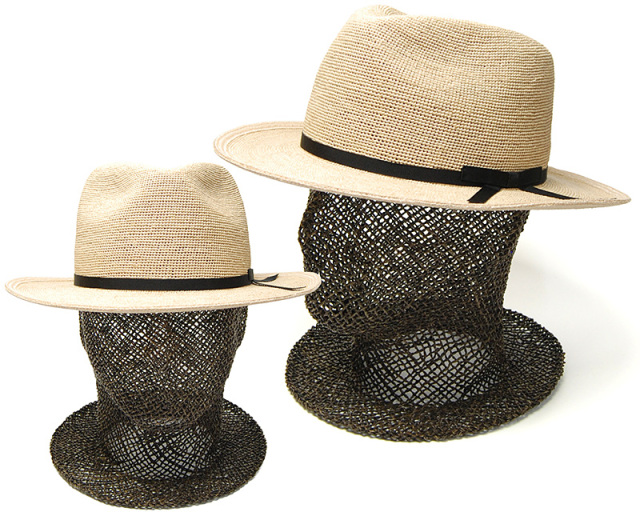 STETSON　ステットソン　細編みラフィア中折れ帽　SE895