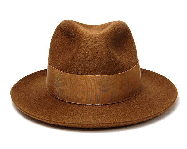 アメリカ”STETSON CLASSIC(ステットソン)”キャメルミックス中折れ帽 