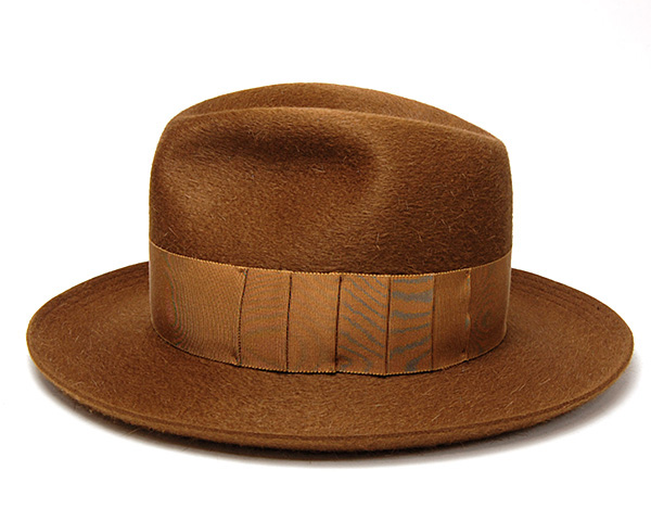 アメリカ”STETSON CLASSIC(ステットソン)”キャメルミックス中折れ帽 