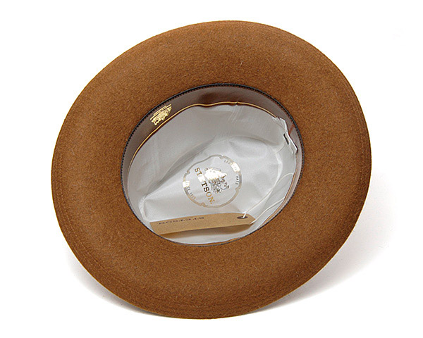 アメリカ”STETSON CLASSIC(ステットソン)”キャメルミックス中折れ帽 