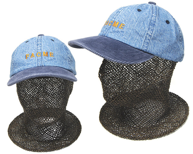 THE FACTORYMADE　ザファクトリーメイド　デニムキャップ　FACME Denim Corduroy Cap