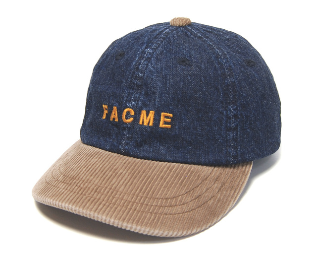 THE FACTORYMADE　ザファクトリーメイド　デニムキャップ　FACME Denim Corduroy Cap