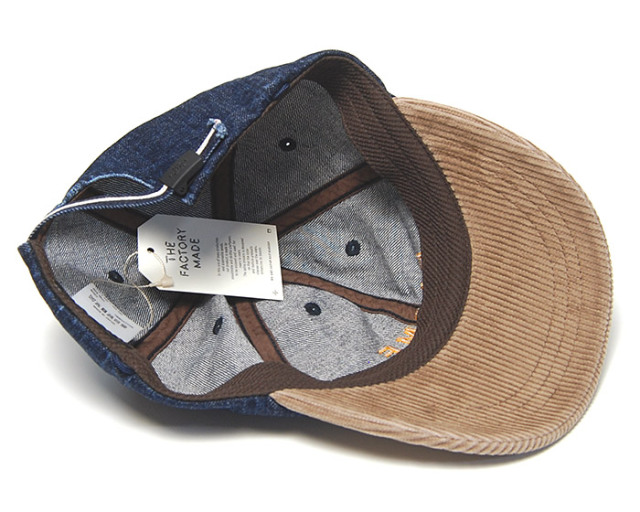 THE FACTORYMADE　ザファクトリーメイド　デニムキャップ　FACME Denim Corduroy Cap