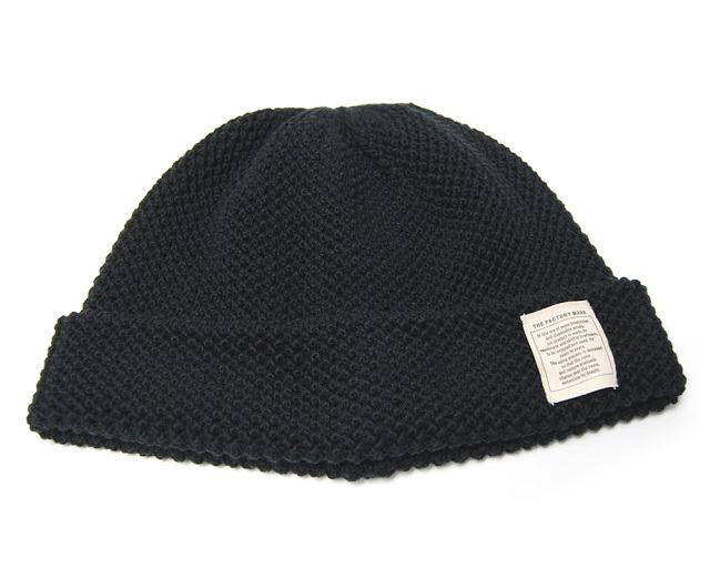 THE FACTORYMADE　ザファクトリーメイド　コットンニットキャップ　ニット帽