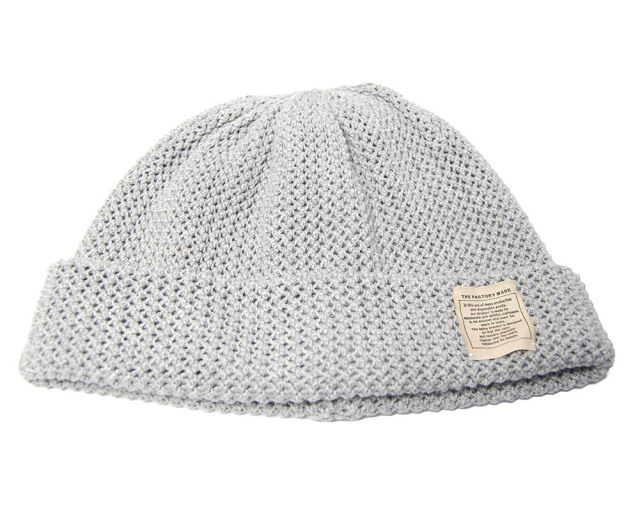 THE FACTORYMADE　ザファクトリーメイド　コットンニットキャップ　ニット帽