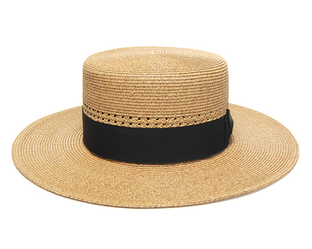 THE FACTORY MADE(ザファクトリーメイド) ブレードボーターハット Paper Braid Boater Hat FM006