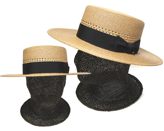 THE FACTORY MADE(ザファクトリーメイド) ブレードボーターハット Paper Braid Boater Hat FM006