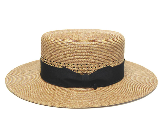 THE FACTORY MADE(ザファクトリーメイド) ブレードボーターハット Paper Braid Boater Hat FM006