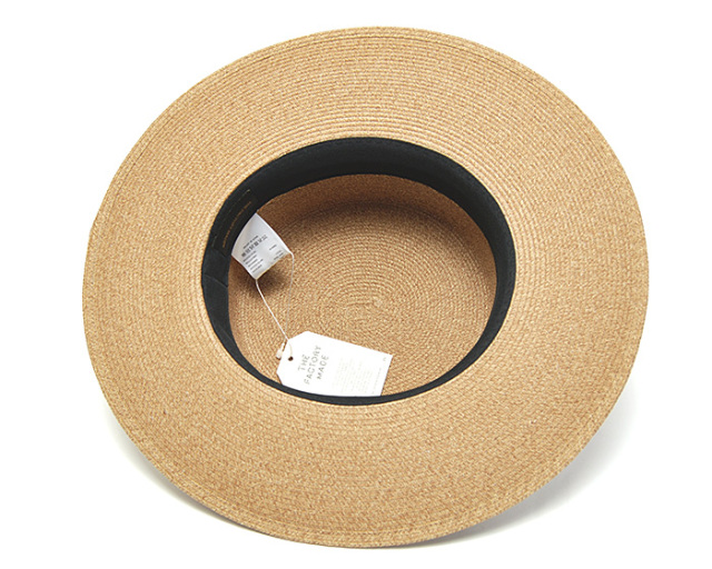 THE FACTORY MADE(ザファクトリーメイド) ブレードボーターハット Paper Braid Boater Hat FM006