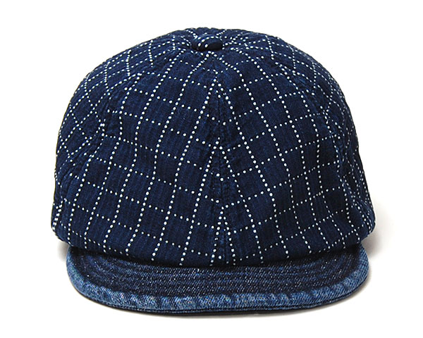 ”THE FACTORY MADE(ザファクトリーメイド)” コットン6枚はぎハンチング SASHIKO CAS 2