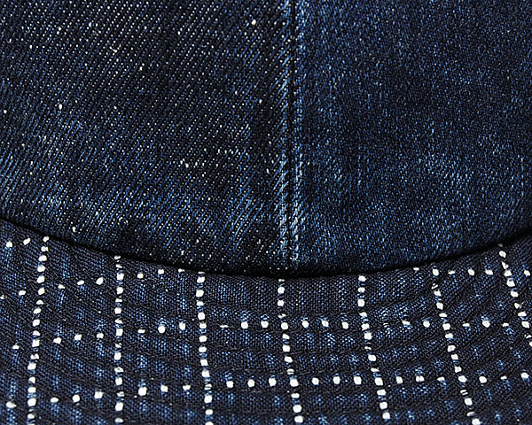 ”THE FACTORY MADE(ザファクトリーメイド)” デニムキャップ SASHIKO CAP