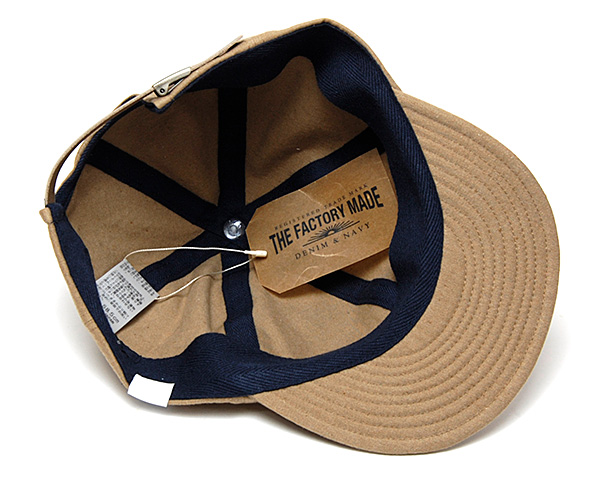 ”THE FACTORY MADE(ザファクトリーメイド)” オーガニックコットンキャップ [Organic Cap]
