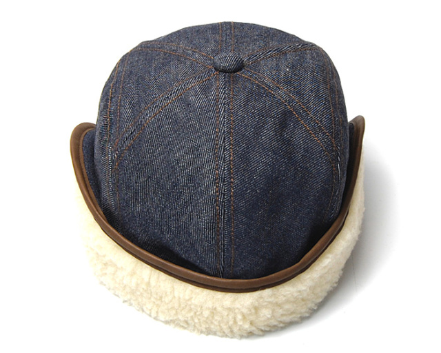 THE FACTORY MADE(ザファクトリーメイド) デニムフライトキャップ ERD Boa Cap 