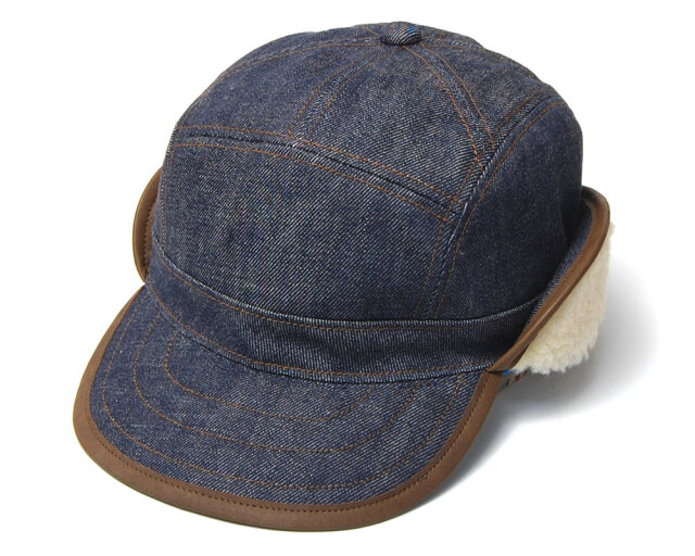 THE FACTORY MADE(ザファクトリーメイド) デニムフライトキャップ ERD Boa Cap 