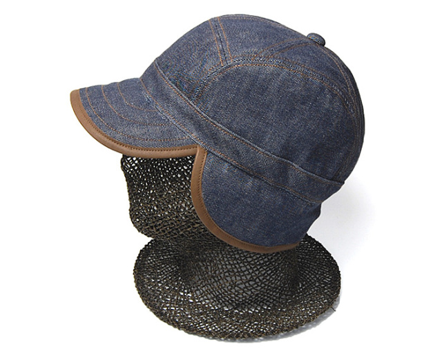 THE FACTORY MADE(ザファクトリーメイド) デニムフライトキャップ ERD Boa Cap 