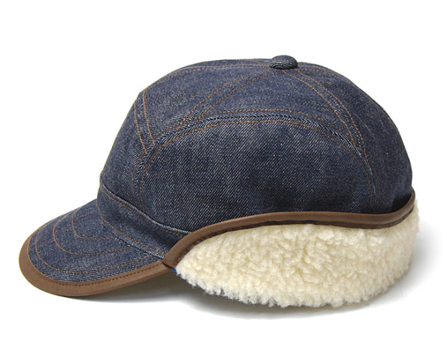 THE FACTORY MADE(ザファクトリーメイド) デニムフライトキャップ ERD Boa Cap 