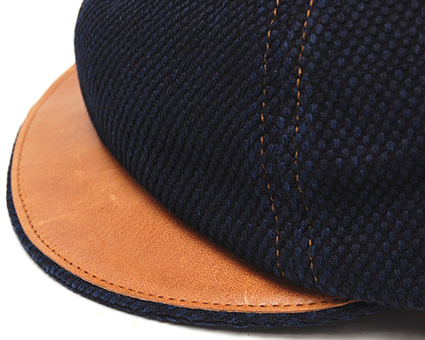THE FACTORY MADE(ザファクトリーメイド) コットン6枚はぎハンチング 本藍SASHIKO CAS 