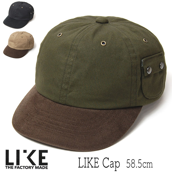 ”THE FACTORY MADE(ザファクトリーメイド)” ワックスコットンキャップ LIKE Cap 