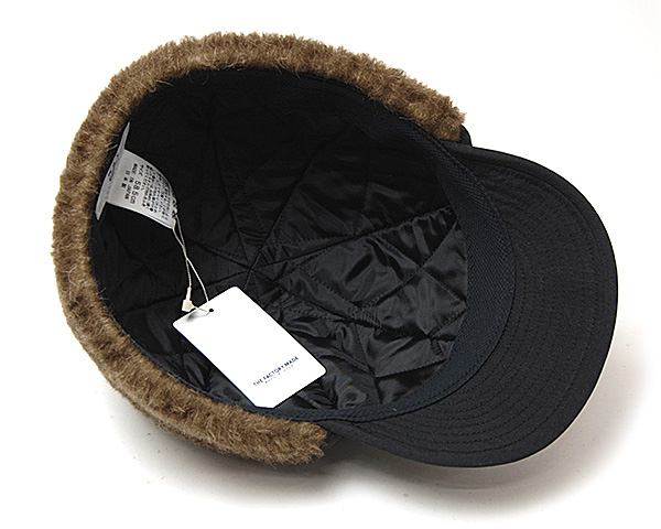 ”THE FACTORY MADE(ザファクトリーメイド)” コットンナイロンフライトキャップ LIKE Flight Cap 