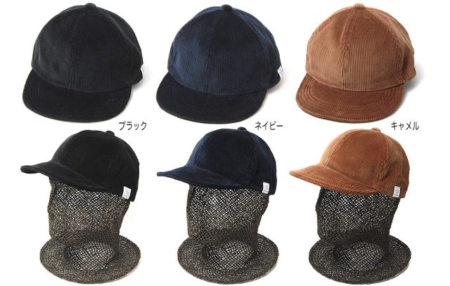 ”THE FACTORY MADE(ザファクトリーメイド)” コーデュロイキャップ Corduroy 6panel Cap 