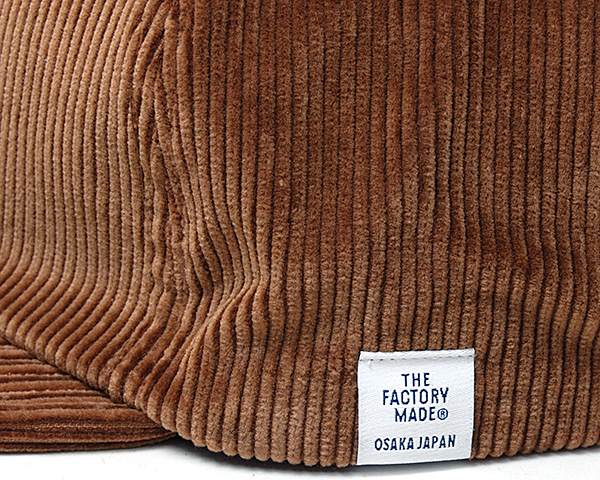 ”THE FACTORY MADE(ザファクトリーメイド)” コーデュロイキャップ Corduroy 6panel Cap 